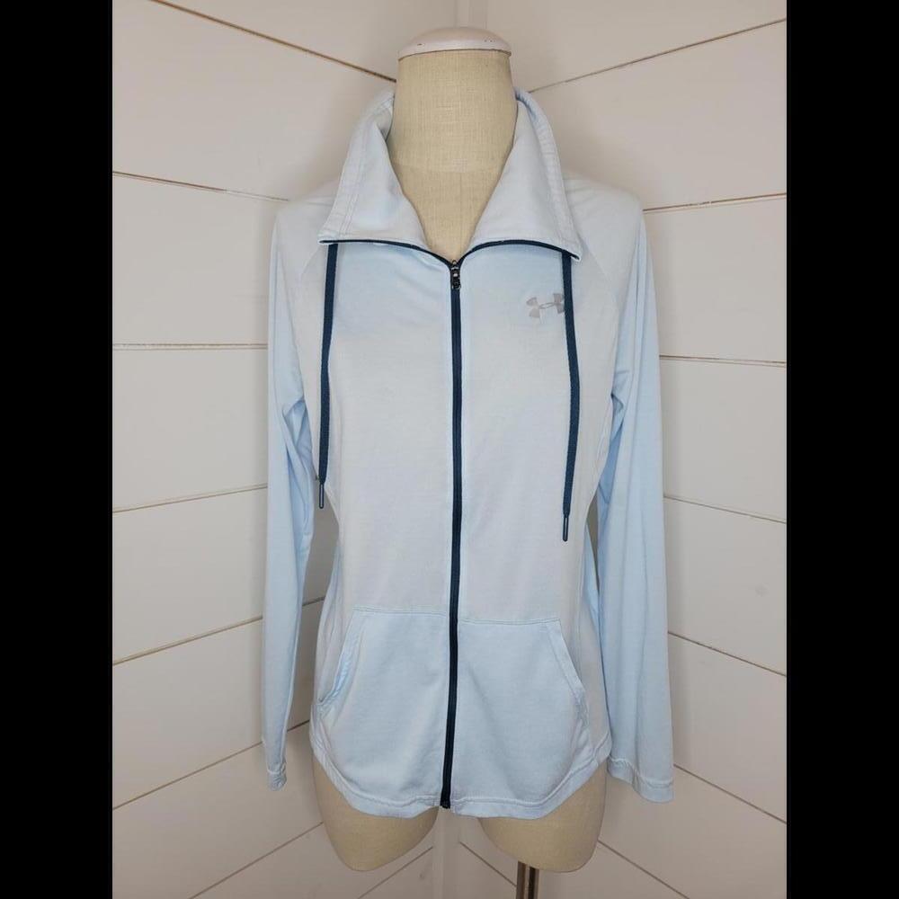 Under Armour medium light blue lightweight jacket